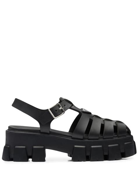 prada monolith sandals sale|chunky Prada monolith boots.